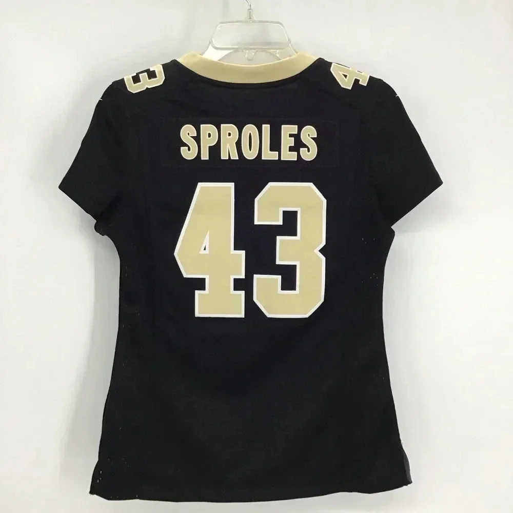 Nike On-Field NFL New Orleans Saints Darren Sproles #43 Jersey Womens Small